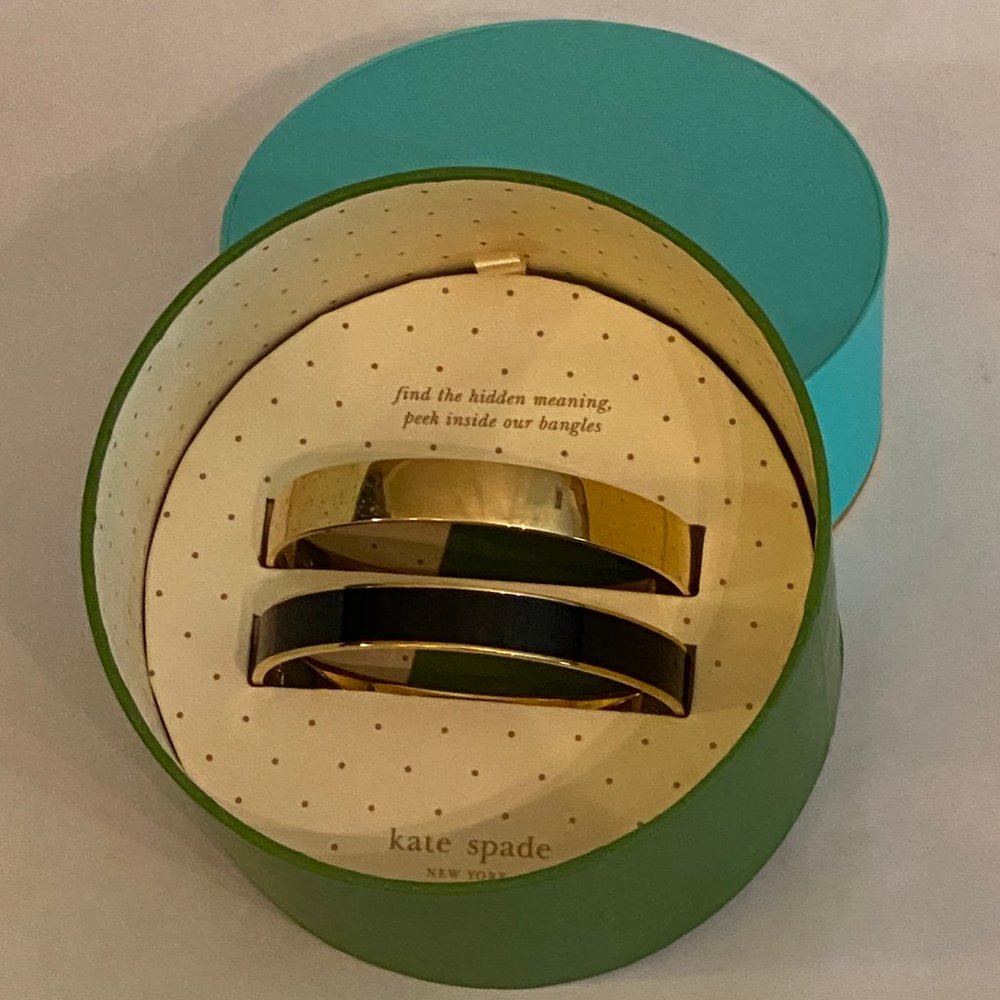 NIB, Kate Spade Idiom Bangle Bracelets in Box